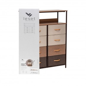 Комод Leset Локи 8 ящ. с полкой в Приобье - priobie.mebel24.online | фото 10