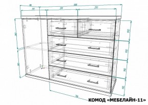 Комод Мебелайн-11 в Приобье - priobie.mebel24.online | фото 3