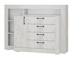 Комод многофункциональный Прима КМ-17 (бетон пайн светлый) в Приобье - priobie.mebel24.online | фото