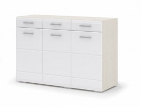 Комод Симба  дуб белфорд-белый глянец в Приобье - priobie.mebel24.online | фото 1