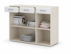 Комод Симба  ясень шимо тёмный-кофе с молоком в Приобье - priobie.mebel24.online | фото 2