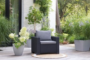 Комплект кресел Калифорния (California chair) графит в Приобье - priobie.mebel24.online | фото 1