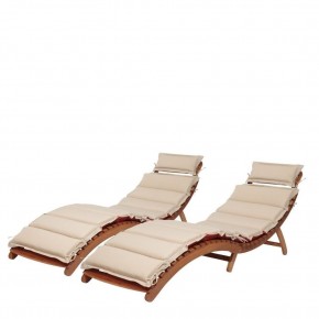 Комплект шезлонги и столик AFM-803A-T133 Beige (2+1) в Приобье - priobie.mebel24.online | фото 2