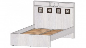 КОСТА-РИКА Кровать 1200 с основанием (анкор светлый) в Приобье - priobie.mebel24.online | фото