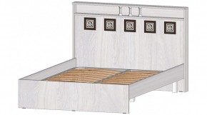 КОСТА-РИКА Кровать 1400 с основанием (анкор светлый) в Приобье - priobie.mebel24.online | фото