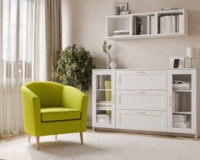 Кресло для отдыха Тунне жёлто-зелёное, ткань рогожка в Приобье - priobie.mebel24.online | фото 3