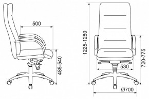 Кресло для руководителя T-9927SL/CHOKOLATE в Приобье - priobie.mebel24.online | фото 6