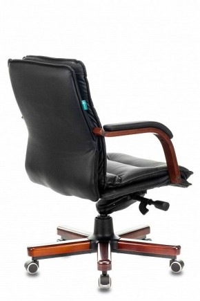 Кресло для руководителя T-9927WALNUT-LOW/BL в Приобье - priobie.mebel24.online | фото