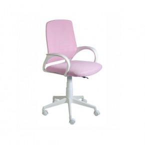Кресло Ирис White сетка/ткань розовая в Приобье - priobie.mebel24.online | фото