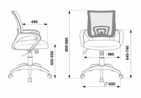 Кресло компьютерное CH-695N/R/TW-11 в Приобье - priobie.mebel24.online | фото 12