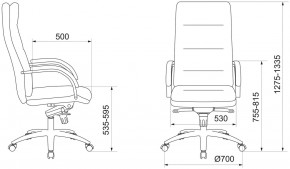 Кресло руководителя Бюрократ T-9927SL/BLACK в Приобье - priobie.mebel24.online | фото 3