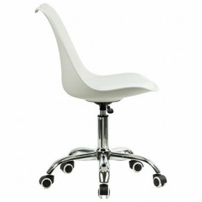 Кресло стул BRABIX "Eames MG-310 CH", хром, пластик белый, экокожа белая, 532923 в Приобье - priobie.mebel24.online | фото 3