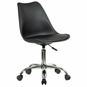 Кресло стул BRABIX "Eames MG-310 CH", хром, пластик черный, экокожа черная, 532925 в Приобье - priobie.mebel24.online | фото 2