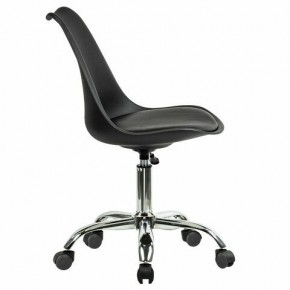 Кресло стул BRABIX "Eames MG-310 CH", хром, пластик черный, экокожа черная, 532925 в Приобье - priobie.mebel24.online | фото 3