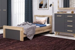 Кровать 900 Вега Скандинавия в Приобье - priobie.mebel24.online | фото 3