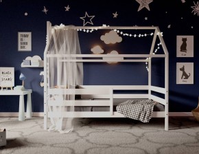 Кровать-домик 80*190 Белый в Приобье - priobie.mebel24.online | фото 2