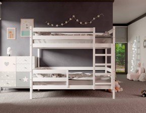 Кровать двухъярусная без крыши 80*160 Белый в Приобье - priobie.mebel24.online | фото 2