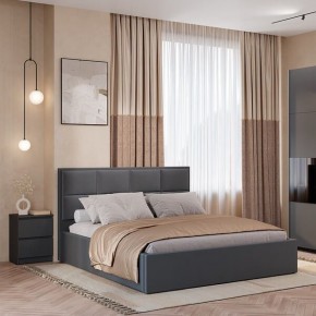 Кровать Линда КР-16 (Графит) 1600 в Приобье - priobie.mebel24.online | фото 2