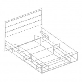 Кровать "Милана" с мягкой спинкой БЕЗ основания 1200х2000 в Приобье - priobie.mebel24.online | фото 4