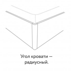 Кровать "Сандра" БЕЗ основания 1600х2000 в Приобье - priobie.mebel24.online | фото 3