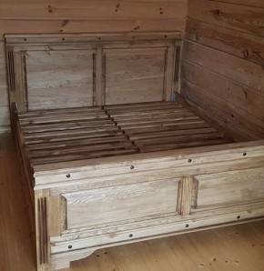 Кровать "Викинг 01" 1600 массив в Приобье - priobie.mebel24.online | фото 2