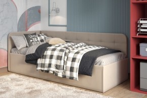 Кровать Зарина угловая Newtone light beige угол правый в Приобье - priobie.mebel24.online | фото 1