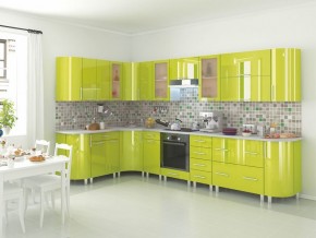 Кухня Танго лайм модульная в Приобье - priobie.mebel24.online | фото 2