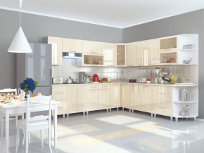 Кухня Танго модульная ваниль в Приобье - priobie.mebel24.online | фото 1