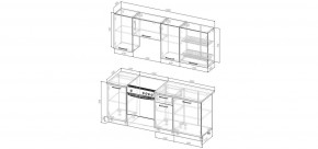 Кухонный гарнитур Антик 2000 (Стол. 26мм) в Приобье - priobie.mebel24.online | фото 2