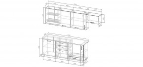 Кухонный гарнитур Антик 2550 (Стол. 38мм) в Приобье - priobie.mebel24.online | фото 2