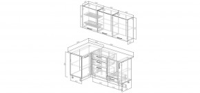 Кухонный гарнитур Белый Глянец 1000*1800 (Стол. 38мм) в Приобье - priobie.mebel24.online | фото 2