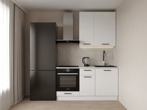 Кухонный гарнитур Белый Глянец 1600 h950 (Стол. 38мм) в Приобье - priobie.mebel24.online | фото