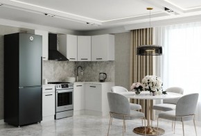 Кухонный гарнитур Белый Глянец 2000*1200 (Стол. 38мм) в Приобье - priobie.mebel24.online | фото