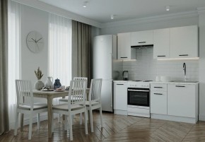 Кухонный гарнитур Белый Глянец 2000 (Стол. 26мм) в Приобье - priobie.mebel24.online | фото 1