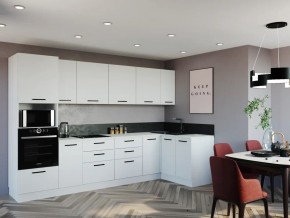 Кухонный гарнитур Белый Глянец 3200*1400 (Стол. 38мм) в Приобье - priobie.mebel24.online | фото