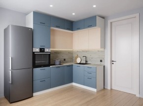 Кухонный гарнитур Фьюжн 2200*1700 (Стол. 38мм) в Приобье - priobie.mebel24.online | фото