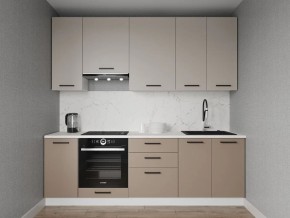 Кухонный гарнитур Каппучино 2400 h950 (Стол. 38мм) в Приобье - priobie.mebel24.online | фото