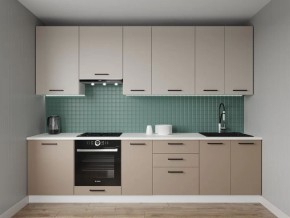 Кухонный гарнитур Каппучино 3000 h950 (Стол. 38мм) в Приобье - priobie.mebel24.online | фото