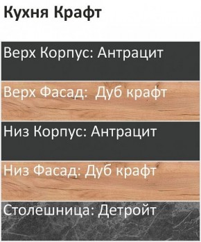 Кухонный гарнитур Крафт 2200 (Стол. 38мм) в Приобье - priobie.mebel24.online | фото 3