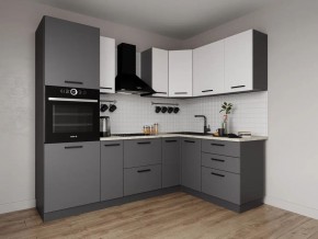 Кухонный гарнитур Меренга 2400*1600 (Стол. 38мм) в Приобье - priobie.mebel24.online | фото