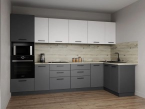 Кухонный гарнитур Меренга 3200*1400 (Стол. 26 мм) в Приобье - priobie.mebel24.online | фото 1