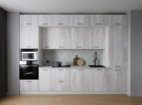 Кухонный гарнитур Пайн 3400 (Стол. 38мм) в Приобье - priobie.mebel24.online | фото