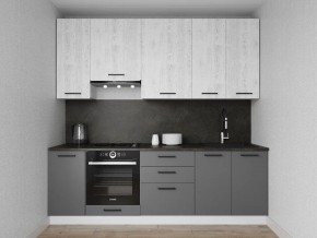 Кухонный гарнитур Санторини 2400 h950 (Стол. 38мм) в Приобье - priobie.mebel24.online | фото
