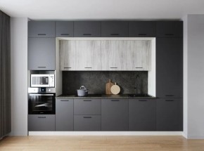 Кухонный гарнитур Санторини 3400 (Стол. 38мм) в Приобье - priobie.mebel24.online | фото