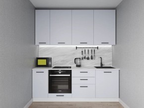 Кухонный гарнитур Смоки 2200 h950 (Стол. 26мм) в Приобье - priobie.mebel24.online | фото