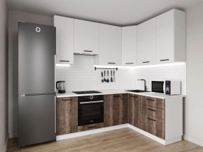 Кухонный гарнитур Старое Дерево 2200*1600 h950 (Стол. 38мм) в Приобье - priobie.mebel24.online | фото