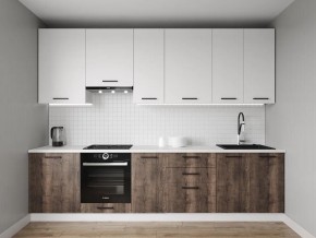 Кухонный гарнитур Старое Дерево 3000 h950 (Стол. 26мм) в Приобье - priobie.mebel24.online | фото