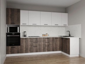 Кухонный гарнитур Старое Дерево 3200*1400 (Стол. 26мм) в Приобье - priobie.mebel24.online | фото