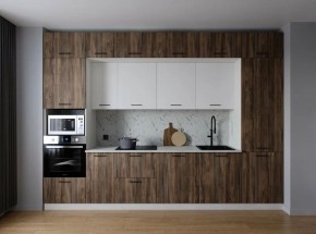 Кухонный гарнитур Старое Дерево 3400 (Стол. 38мм) в Приобье - priobie.mebel24.online | фото