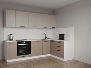 Кухонный гарнитур угловой Каппучино 2600*1600 (Стол. 26мм) в Приобье - priobie.mebel24.online | фото 1